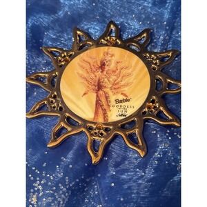 Vintage Barbie Goddess Of The Sun‎ Hanging Ornament Enesco 1996 Limited Ed. New